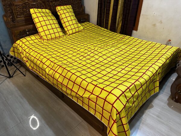 ৭/সাড়ে ৮ ফিট বালিশ কভার সহো ওয়াটারপ্রুফ বিছানার চাদর