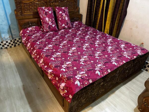 সাড়ে৬/৭ ফিট বালিশ কভার সহ ওয়াটারপ্রুফ বেডশীট