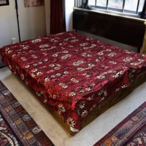 কটন ফেব্রিক্স 3D ৬/৭ ফিট ওয়াটারপ্রুফ বেডশীট