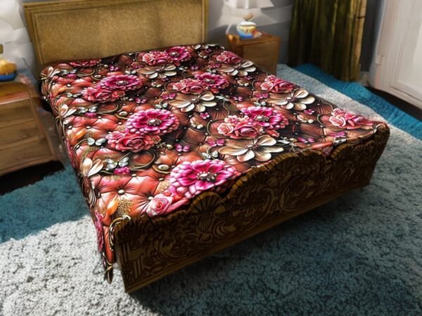 3D ৬/৭ ফিট ওয়াটারপ্রুফ বেডশীট