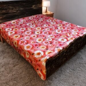 ৭/৮ ফিট ওয়াটারপ্রুফ বেডশীট বালিশ কভার ছাড়া