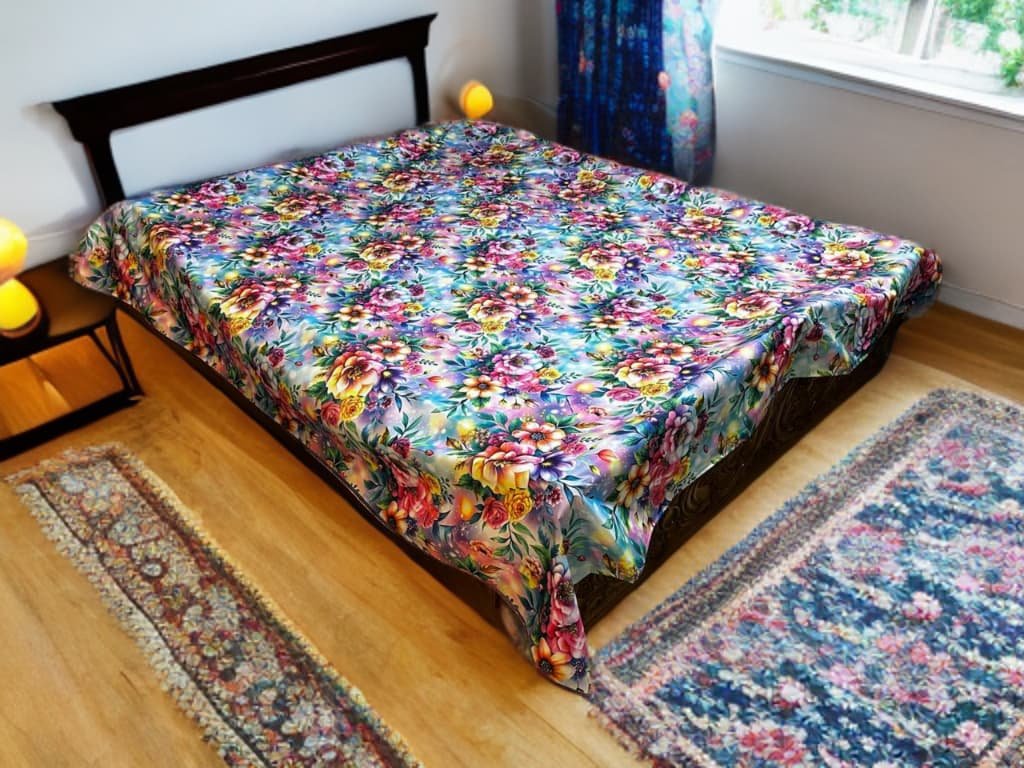 ৭/৮ফিট ওয়াটারপ্রুফ বেডশীট বালিশ কভার ছাড়া