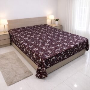 ৭/৮ ফিট ওয়াটারপ্রুফ বেডশীট বালিশ কভার ছাড়া