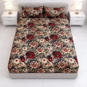 7/8 ফিট বালিশ কভার সহ ওয়াটারপ্রুফ বেডশীট