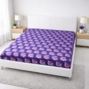 কটন ফেব্রিক্স China 7/8 ফিট ওয়াটারপ্রুফ বেডশীট বালিশ কভার ছাড়া