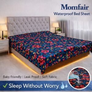 premium cotton febrics 6/7 feet waterproof bed sheet ..