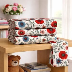 white ৭/৮ ফিট ওয়াটারপ্রুফ বেডশীট বালিশ কভার ছাড়া