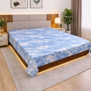 সুতি ফিল ৭/৮ ফিট ওয়াটারপ্রুফ বেডশীট কভার ছাড়া