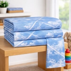 সুতি ফিল ৬/৭ ফিট ওয়াটারপ্রুফ বেডশীট কভার ছাড়া