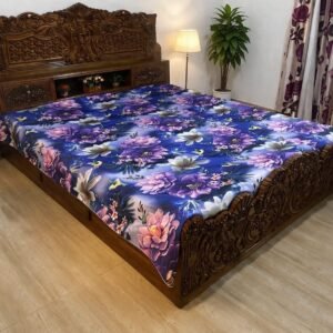 ৭/৮ ফিট ওয়াটারপ্রুফ বেডশীট বালিশ কভার ছাড়া