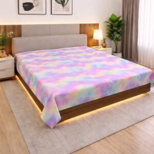 সুতি ফিল ৭/৮ ফিট ওয়াটারপ্রুফ বেডশীট কভার ছাড়া