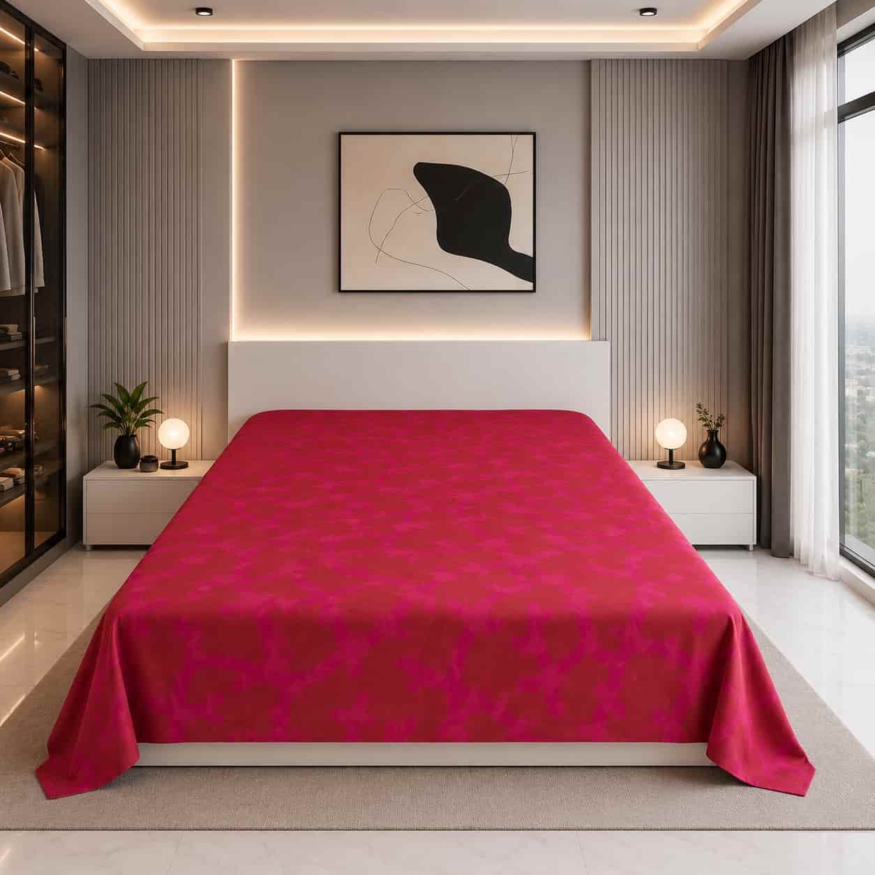 china ৭/৮ ফিট ওয়াটারপ্রুফ বেডশীট বালিশ কভার ছাড়া
