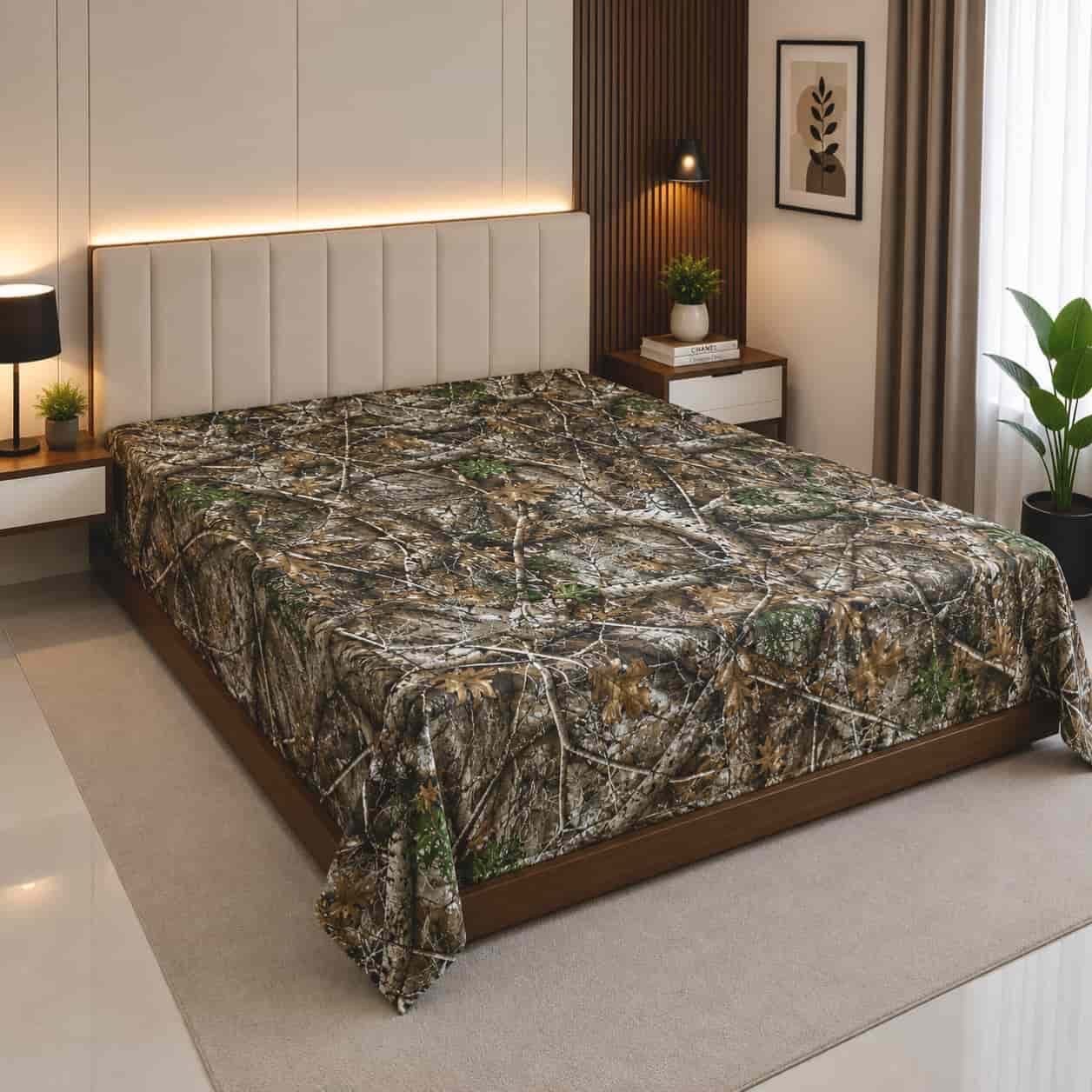 realtree supersoft ৭/৮ ফিট ওয়াটারপ্রুফ বেডশীট কভার ছাড়া