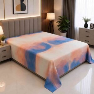 cotton fabric 7/8 ফিট ওয়াটারপ্রুফ বেডশীট বালিশ কভার ছাড়া