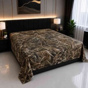 Hunter Grass ultra super soft 7/8 ফিট ওয়াটারপ্রুফ বেডশীট বালিশ কভার ছাড়া