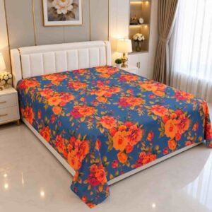 soft fabric 6/7ফিট ওয়াটারপ্রুফ বেডশীট বালিশ কভার ছাড়া