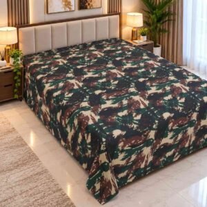 soft fabric 7/8 feet waterproof bed sheet বালিশ কভার ছাড়া