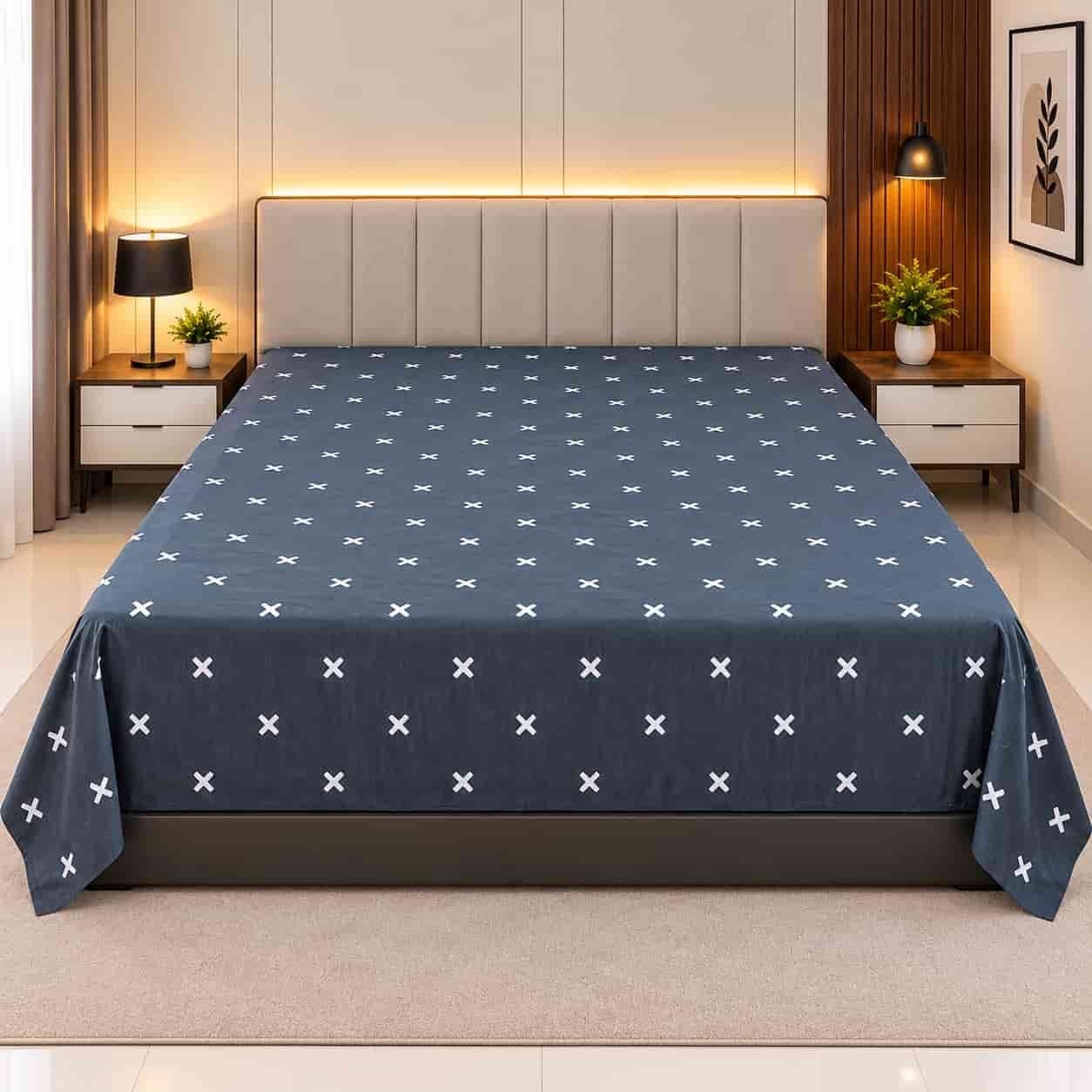Classic 7/8 feet waterproof bed sheet without pillow cover