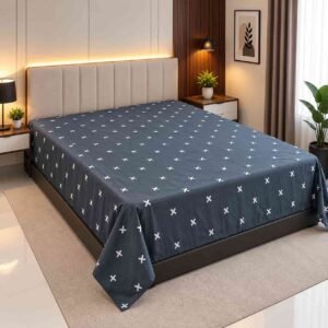 Classic 6/7 feet waterproof bed sheet without pillow cover