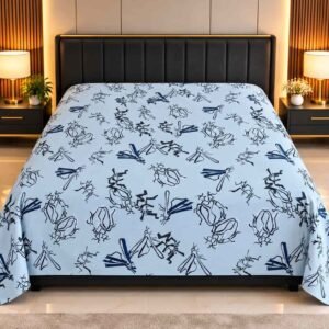 soft fabric 6/7 ফিট ওয়াটারপ্রুফ বেডশীট বালিশ কভার ছাড়া